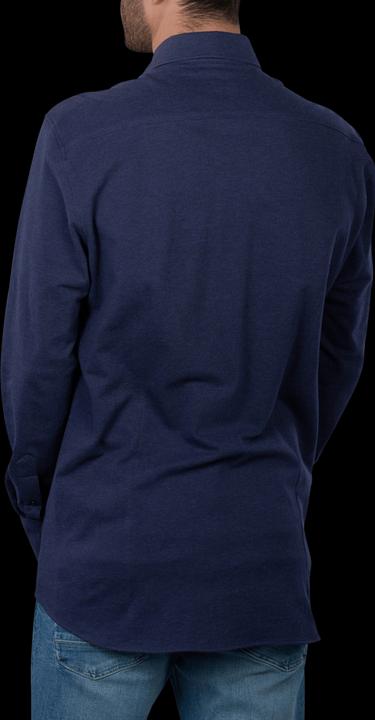 Produktbild The Basics Hemd Modern Fit Hai bügelleicht uni blue (39)