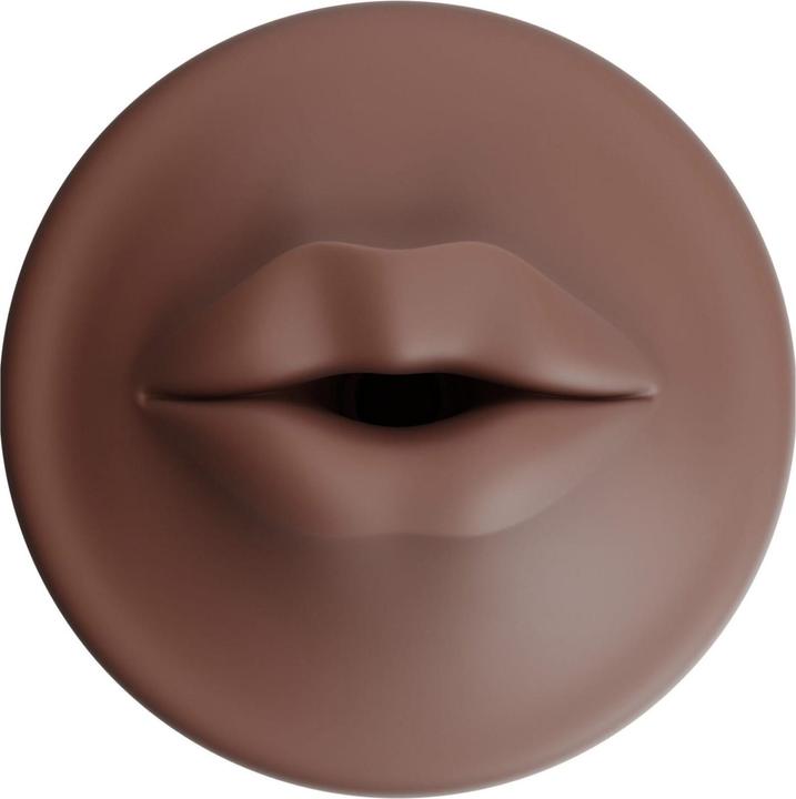 Actual product image Autoblow AI Ultra Mouth Sleeve (Brown skin tone)