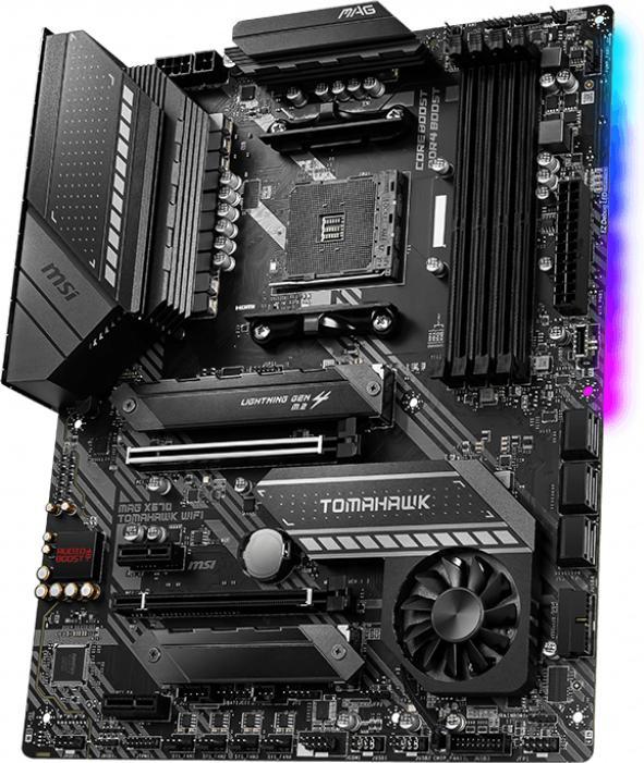 Produktbild MSI MAG X570 TOMAHAWK WIFI (AM4, AMD X570, ATX)