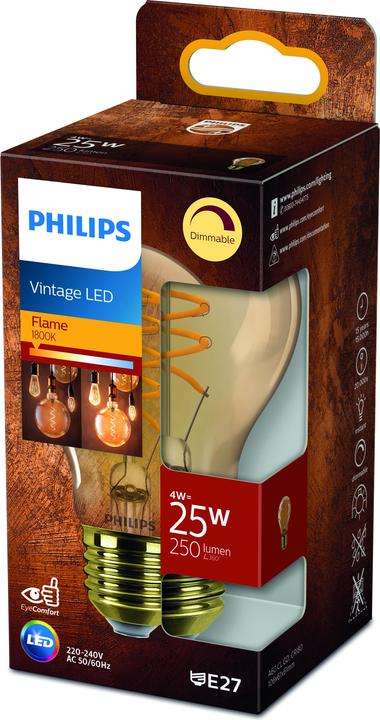 Actual product image Philips Lampe (E27, 5.50 W, 250 lm, 1 x, F)