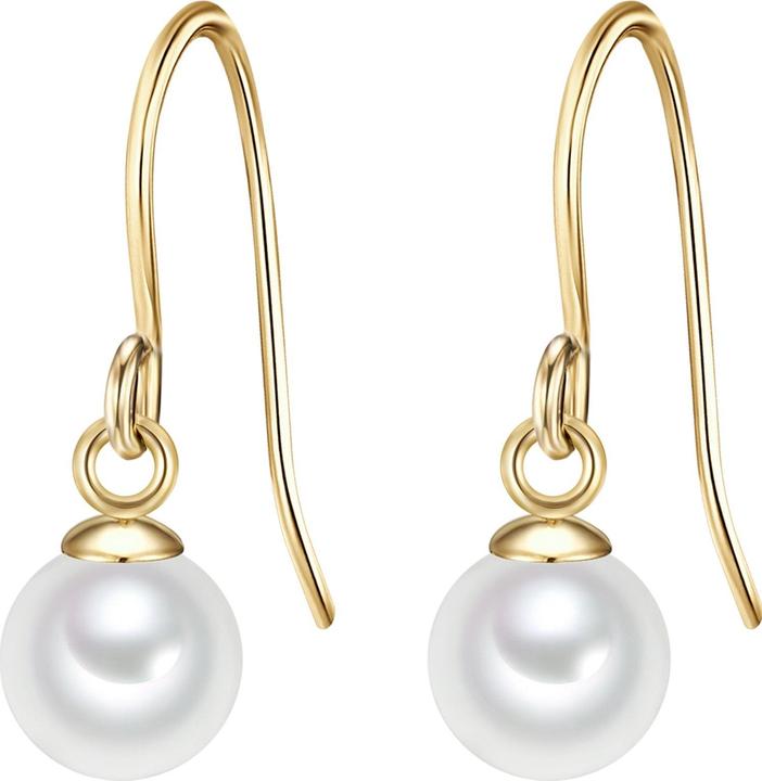 Glanzstücke München Damen Sterling Silber Süsswasser-Zuchtperle gelbgold - 23766 (925er Silber)