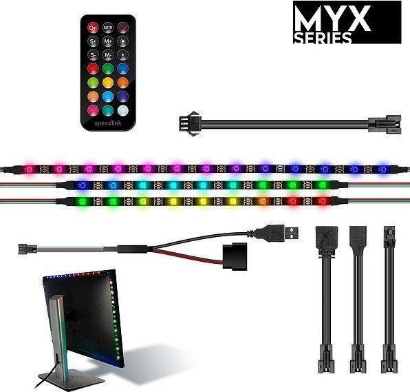 Produktbild Speedlink MYX LED-Monitor-Kit (SL-600607) (RGB)