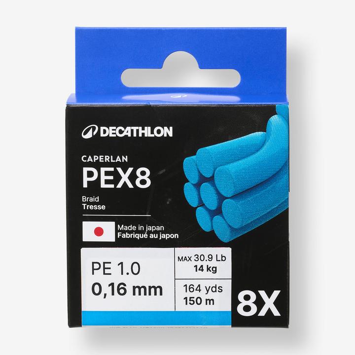 Produktbild Caperlan Lure fishing 8-strand braided line PEX8 150 m