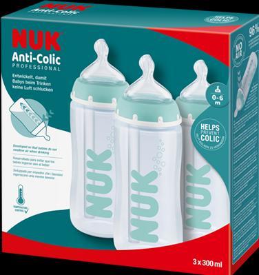 Produktbild NUK Anti-Colic Professional Babyflaschen Set mit Temperature Control