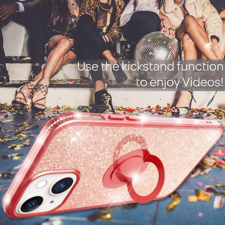 Immagine prodotto Nalia Anello Glitter Silicone Cover (Apple iPhone 13)
