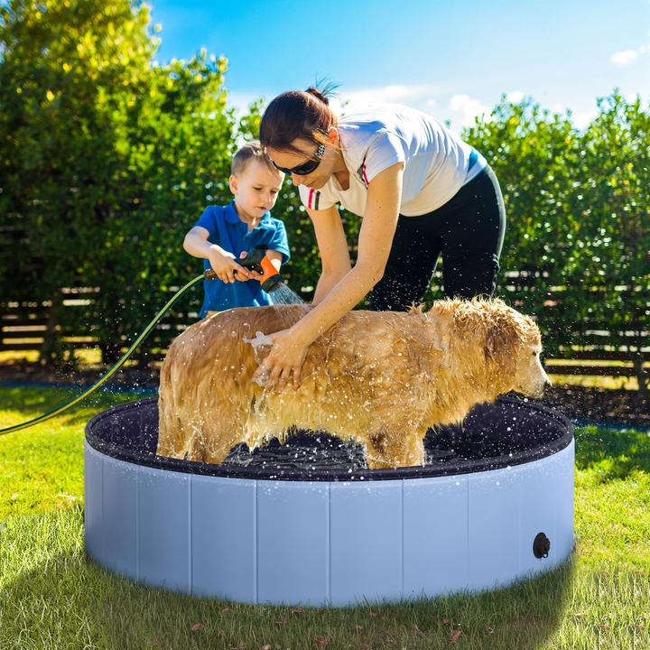 Produktbild PawHut Hundepool mit Wasserablassventil (Hundepool)
