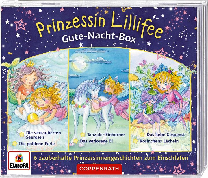 Actual product image CD Radio play: Princess Lillifee - Bedtime Box (3 CDs) (Monika Finsterbush, German)