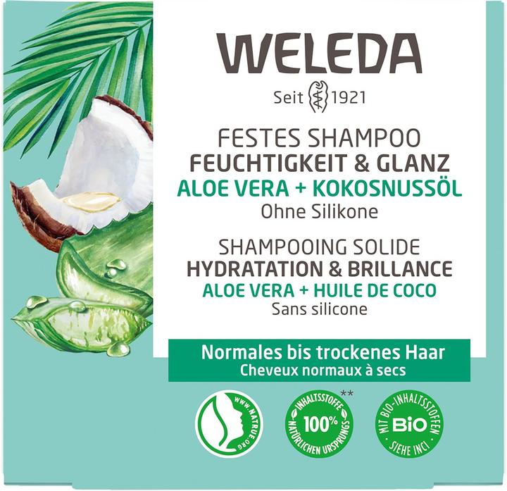 Produktbild Weleda Feuchtigkeit und Glanz (Festes Shampoo)