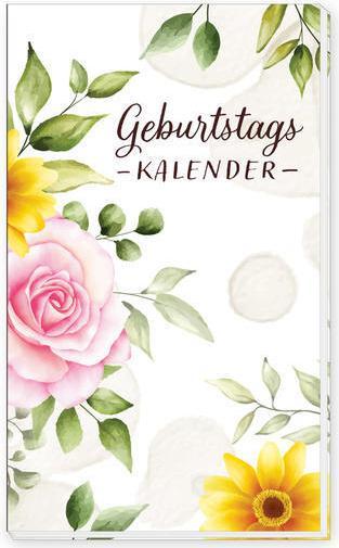 Actual product image Pocket calendar birthday calendar (Hardcover, German)