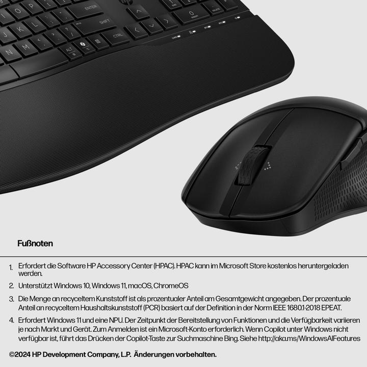 Produktbild HP 685 CFT Dual-Mode KB/Mse Combo (DE, Kabellos)