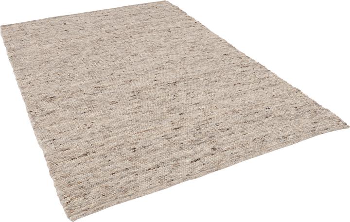 Actual product image Pergamon Natur Teppich Wolle Alaska Meliert (140x200 cm)