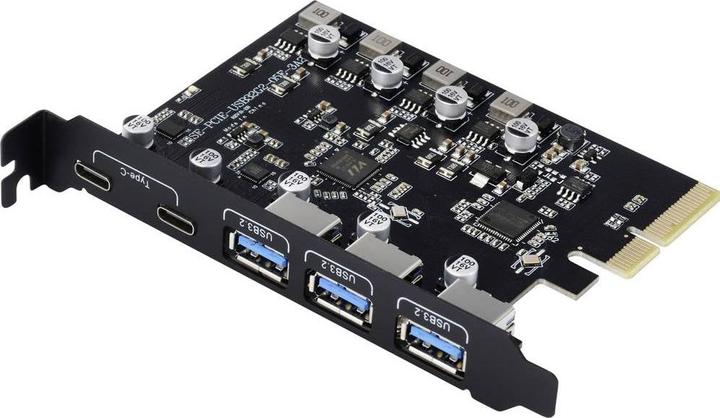 Immagine prodotto Renkforce RF-6613196 3+2 Port USB 3.2 Gen 2 Controllerkarte USB-C® (USB 3.2 Gen