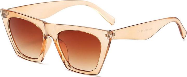 Immagine prodotto Techsuit - Sunglasses (5154) - for Women, PC Frame and Lens, Square - Champagne / Brown