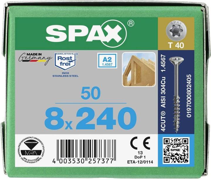 Productafbeelding Spax Houtbouwschroeven (50 Schroeven per stuk)
