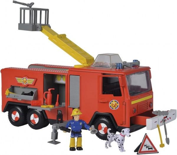 Actual product image Simba Fireman Sam Jupiter Wosu Sam and Radar Dogs Fireman Figure