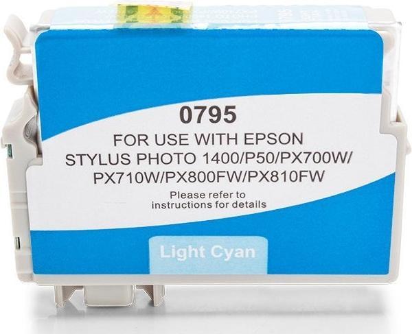 Image du produit Hermex Cartouche d'encre compatible Epson T0795 C13T07954010 Photo cyan (LC)
