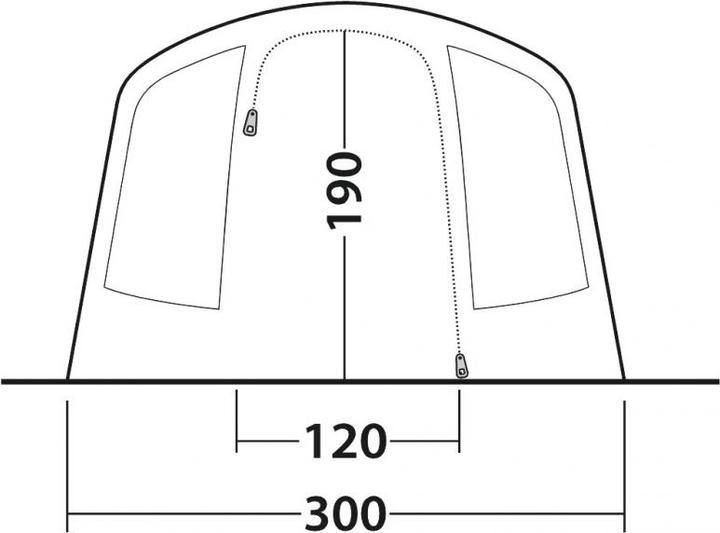 Image du produit Outwell Sunhill 5 Air (Tente tunnel, 20.80 kg, 5 personnes)