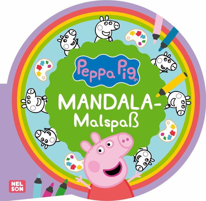 Produktbild Peppa Wutz Ausmalbilder: MANDALA Malspass