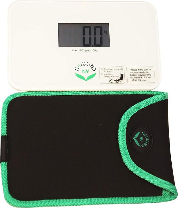 Actual product image Newline NY Reise-Personenwaage mit Schutzhülle (150 kg)
