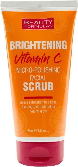 Beauty Formulas Brightening Vitamin C Brightening Facial Scrub From Vitamin C (Peeling, 150 ml)