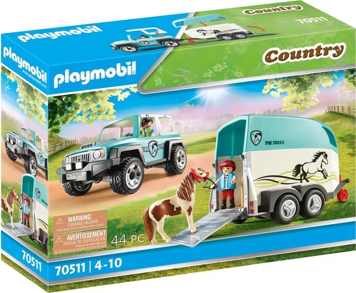 Playmobil PKW mit Ponyanhänger (70511, Playmobil Country)