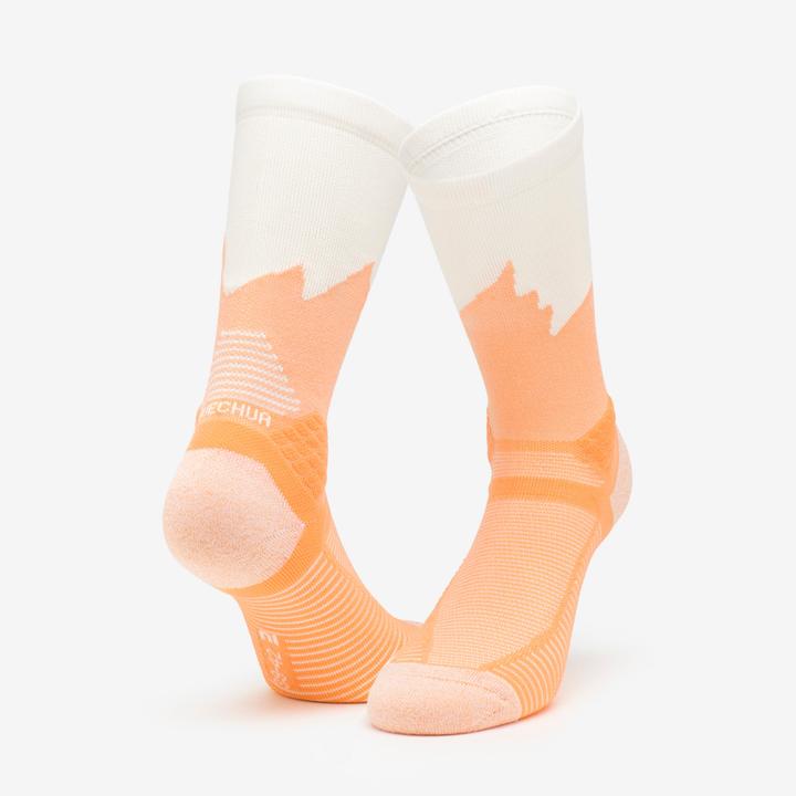Immagine prodotto Quechua Wandersocken hoch 2 Paar - Hike 500 grau/orange (39, 42)