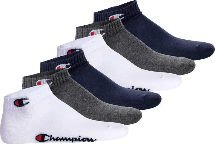 Image du produit Champion Core Socks Quarter (paquet de 6, 39 - 42)
