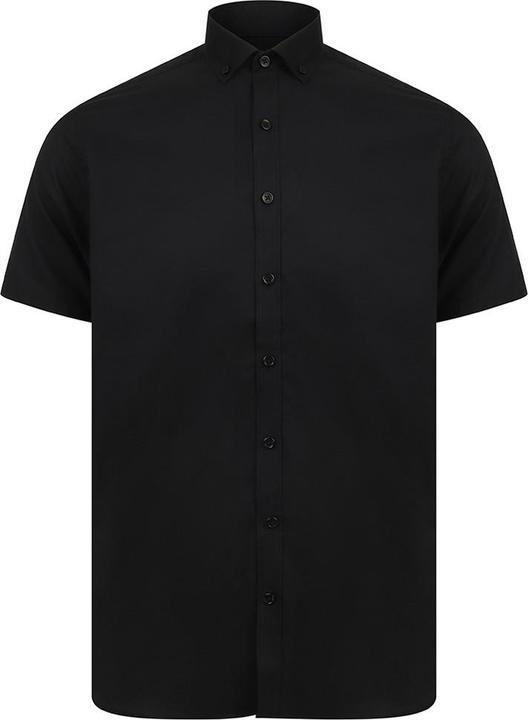 Produktbild Henbury Modern Kurzarm Oxford Hemd (4XL)
