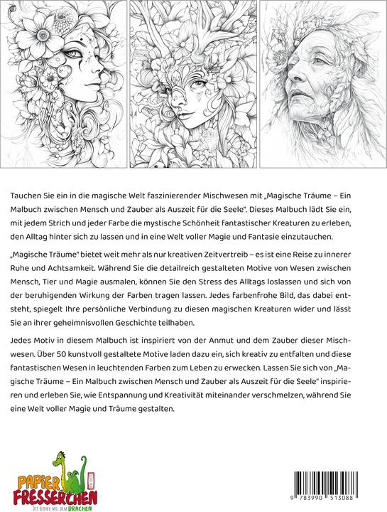 Immagine prodotto Sogni magici - Un libro da colorare tra l'uomo e la magia come pausa per l'anima