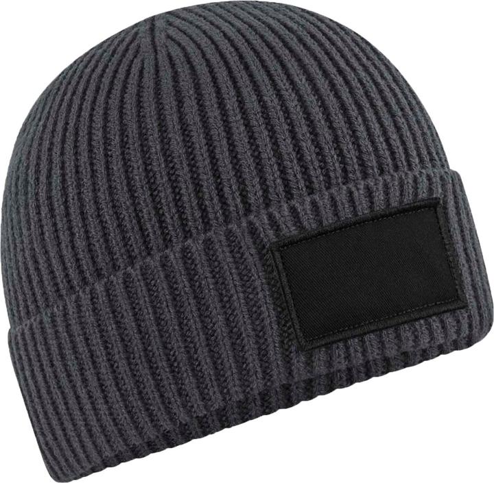 Actual product image Beechfield Unisex Adult Patch Beanie (One size)