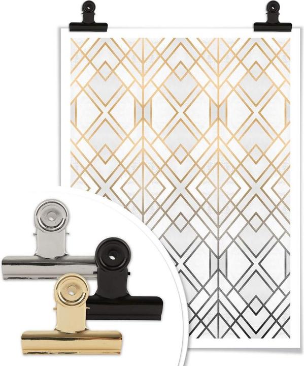 Actual product image Trenddeko Gold and silver (100 x 120 cm)