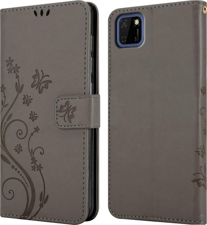 Actual product image Cadorabo Flower Book Cover (Huawei Y5p)