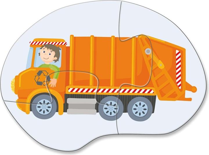 Actual product image Haba first puzzles - emergency vehicles (4 pieces)