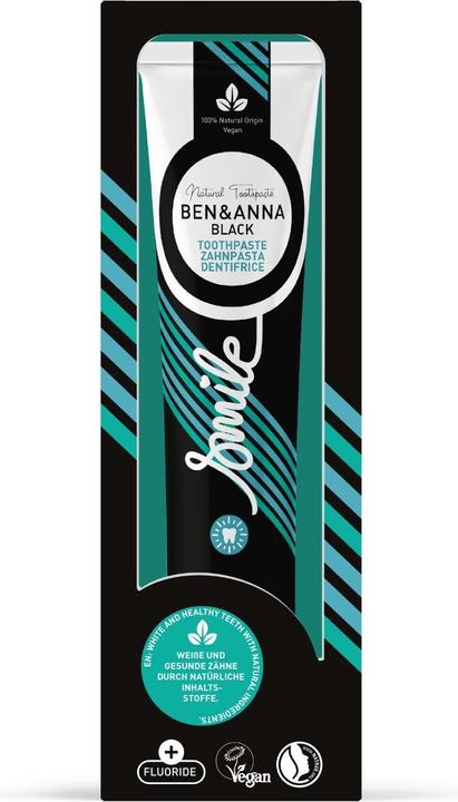 Produktbild Ben & Anna BEN&ANNA Natural Black Toothpaste naturalna pasta do zębów z aktywnym węglem 75ml (75 ml)