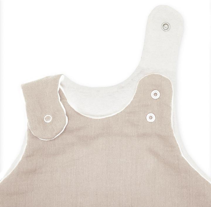 Actual product image Julius Zöllner Baby All Year Sleeping Bag Muslin Sand Gr. 62/68 (68 cm)