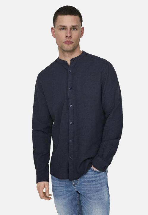 Immagine prodotto Only & Sons Camicia con collo alla mandarina slim fit Camicia (XXL)