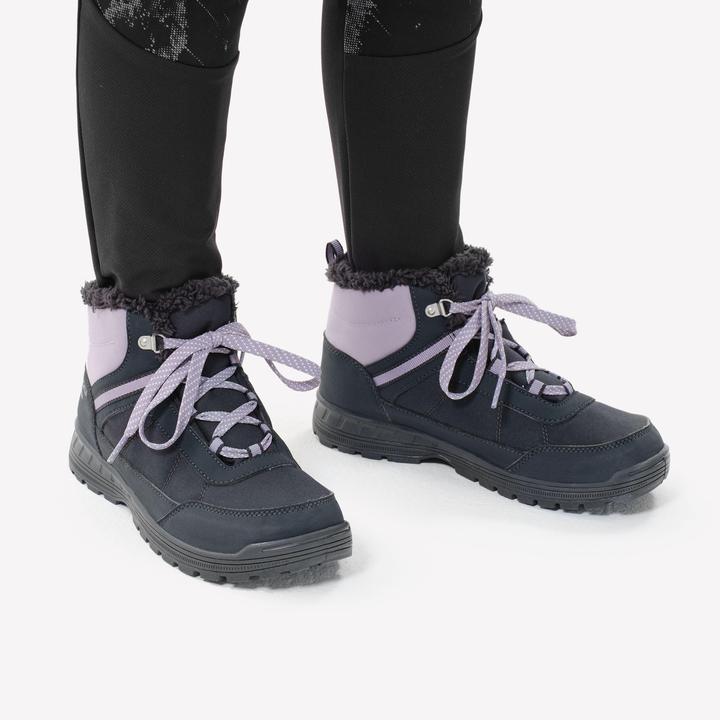 Produktbild Quechua Winterschuhe Kinder Gr. 35–38 Schnürung warm wasserdicht Winterwandern - SH100 (38)