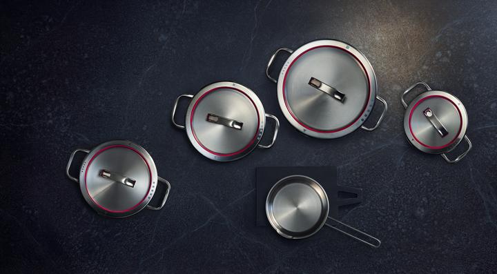 Produktbild WMF Function 4 Topf-Set (24 cm, Pfannenset + Topfset, Edelstahl)