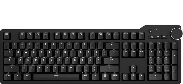 Das Keyboard 6 Professional, Disposition US (ISO), MX-Blue - noir (US, Filaire)