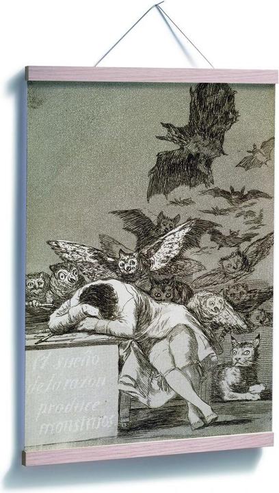 Produktbild Trenddeko de Goya - Der Schlaf der Vernunft gebiert Ungeheuer (50 x 75 cm)