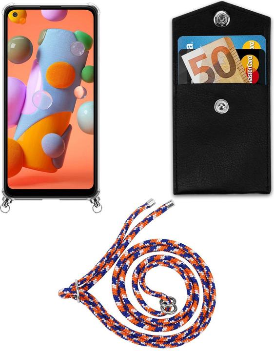 Produktbild Cadorabo TPU Handy Kette SILBER Cover