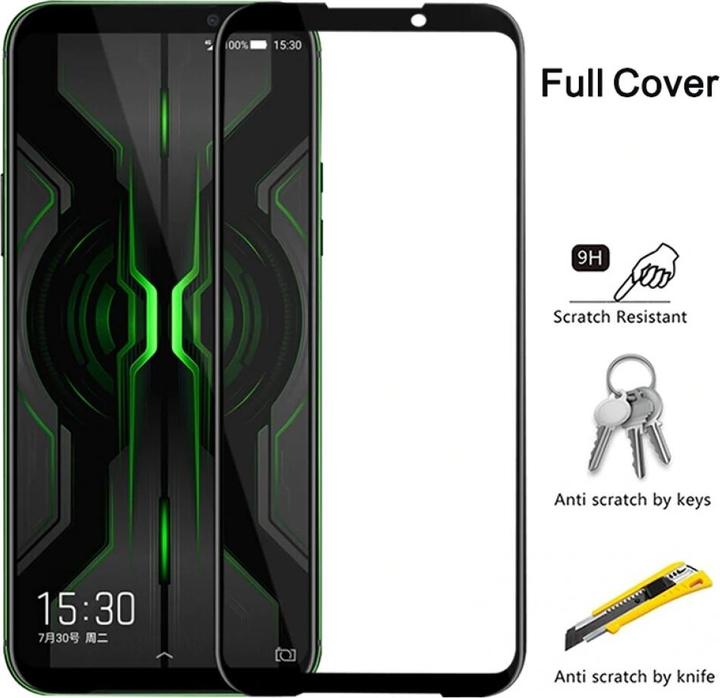 Image du produit Screenguard Xiaomi Black Shark 2 Pro Protecteur d'écran complet en verre blindé 2.5D 9H (1 pièce(s), Xiaomi Black Shark 2 Pro)
