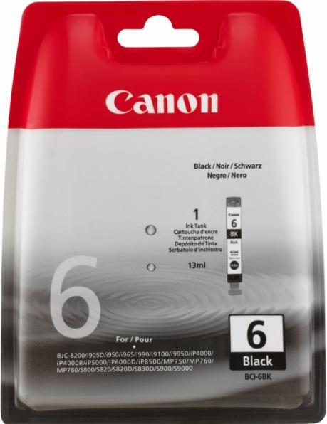 Image du produit Canon 4705A002BCI-6BK Cartouche d'encre noire 210 pages ISO/IEC 24711 13ml Noir (CF)