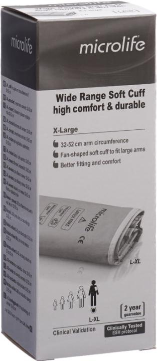 Image du produit Microlife Manschette Oberarm L-XL 32-52cm anthrazit
