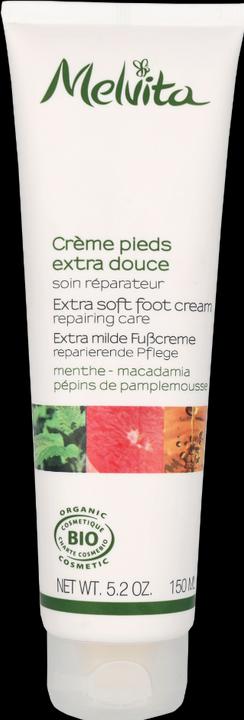 Melvita Extra Milde Fusscreme (Fusscrème & Fussgel, 150 ml)