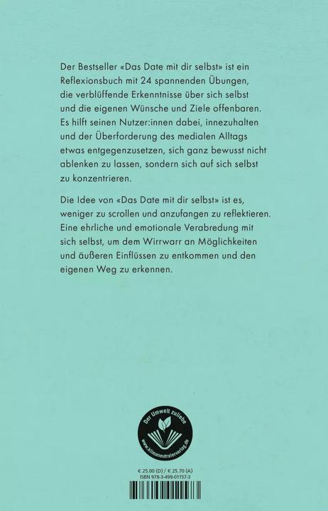 Actual product image Das Date mit dir selbst (German, Tom Bobsien, 2022)
