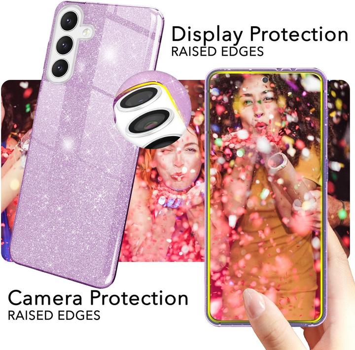 Produktbild Nalia Glitzer Hybrid Hülle (Samsung Galaxy S24)