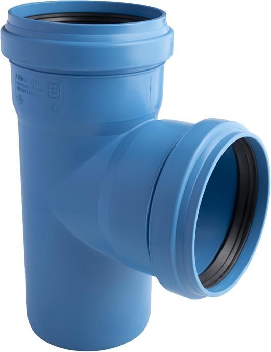 Actual product image Magnaplast Tee 87 ° for internal sewage system UdBEA, low noise 110 mm (146470) (T-connection)