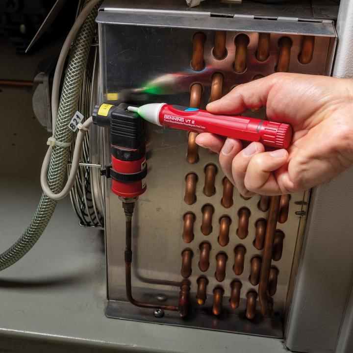 Actual product image Benning Non-contact voltage tester Phase and magnetic field tester (CAT III 1000V, CAT IV 600V)