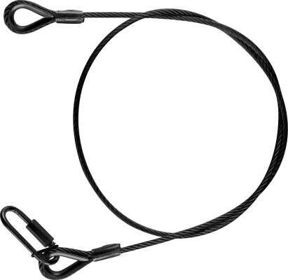 Actual product image Riggatec Safety | WLL 10kg | black - 60cm Länge | 4mm Stärke | Kettenschnellverschluss